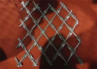Galvanisierter geschweißter Rasiermesser-Maschendraht-Zaun, Rasiermesser-Draht-Zaun mit Diamant-Loch-Form
