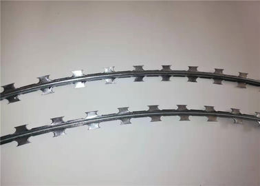 Rasiermesser-Draht-Rasiermesser-Stacheldraht-Spirale BTO 10 BTO 12 SS 304 Edelstahl-316