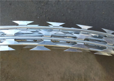 Der hohen Qualität BTO 22 Spulen-Durchmesser-Ziehharmonika-Blatt-Draht des Rasiermesser-Draht-Zaun-500mm