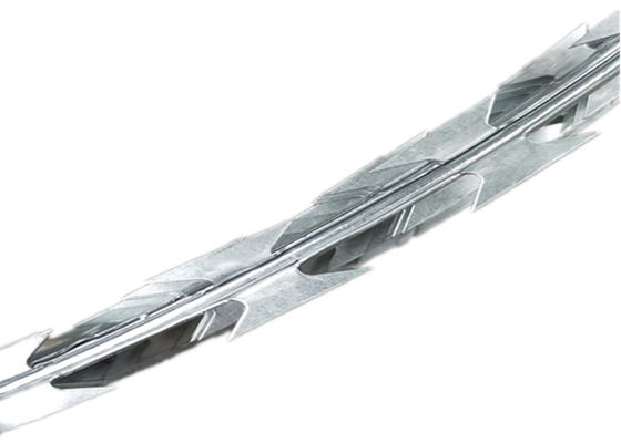 Galvanisierter Ziehharmonika-Rasiermesser-Draht BTO 22 mit Band-Draht-Blatt