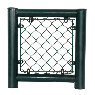 3.8mm 50mm * 50mm beschichtete PVC Kettenglied-Zaun 2m * 10m pro Rolle